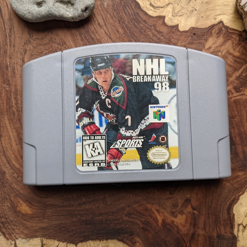 Vintage NHL Breakaway 98 Nintendo 64 game